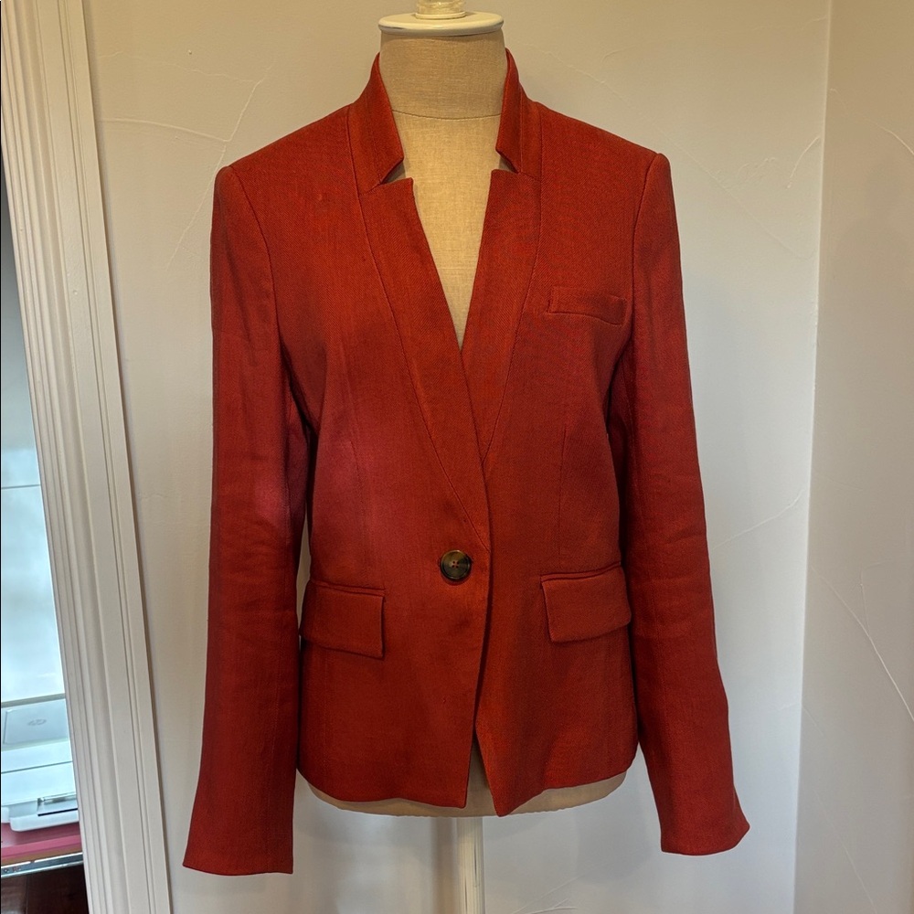 Veronica Beard Rich Rust Color Blazer